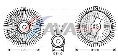 CUPLA VENTILATOR RADIATOR