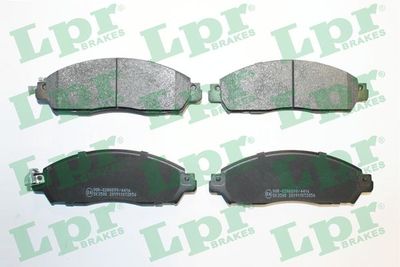 Brake Pad Set, disc brake 05P2056