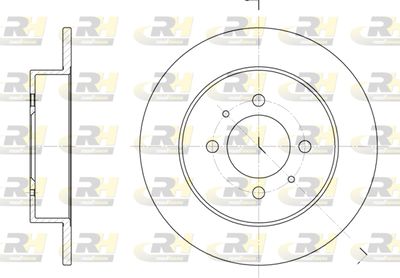 ROADHOUSE 6531.00 Тормозные диски для NISSAN SUNNY III Hatchback (N14) 2.0 GTI-R 4x4