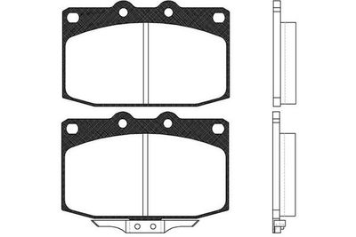 Kavo Parts Stabdžių trinkelių rinkinys, diskinis stabdys