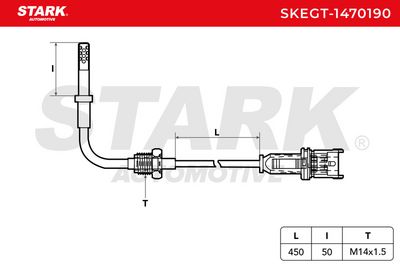 датчик, температура на изгорелите газове STARK SKEGT-1470190