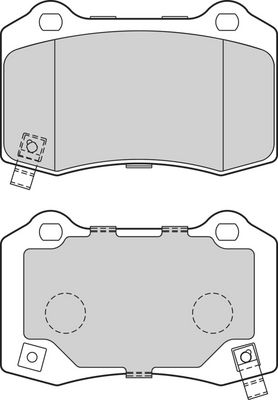 BREMSBELAGSATZ SCHEIBENBREMSE VALEO 302762 1