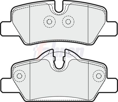 Fahren Brake Pad Set, disc brake FBP3378