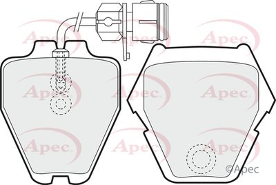 Brake Pad Set APEC PAD1161