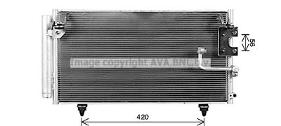 AVA QUALITY COOLING SU5115D Радиатор кондиционера  для SUBARU OUTBACK (Субару Оутбакk)