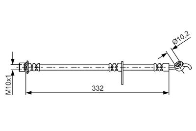 Brake Hose 1 987 481 654