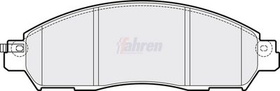 Fahren Brake Pad Set, disc brake FBP3761