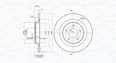 DISC FRANA MAGNETI MARELLI 360406091801