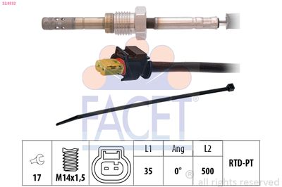 SENZOR TEMPERATURA GAZE EVACUARE