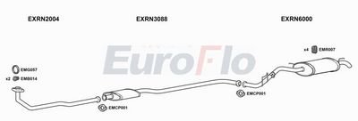 Układ wydechowy EUROFLO RNCLI121001A00