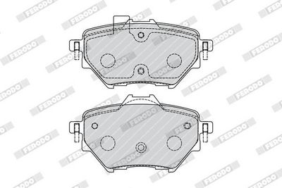 BREMSBELAGSATZ SCHEIBENBREMSE FERODO FDB4680 1