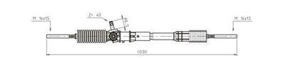 Рулевой механизм GENERAL RICAMBI RE4019 для RENAULT 18