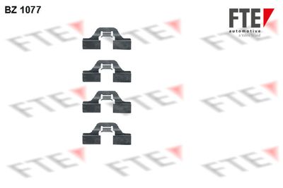FTE BZ1077 Комплектующие, колодки дискового тормоза 