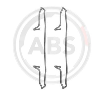 Комплектующие, колодки дискового тормоза A.B.S. 1159Q для FIAT BARCHETTA