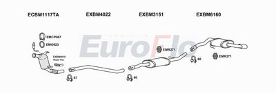 Układ wydechowy EUROFLO BM11820D1008A00