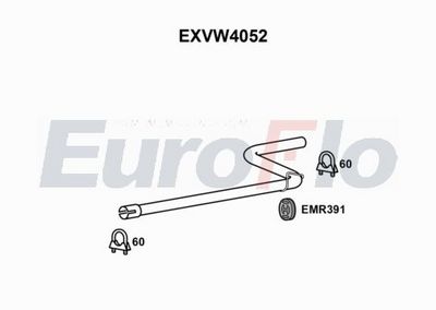 Zestaw tłumików, tłumik końcowy EUROFLO 2K3253201