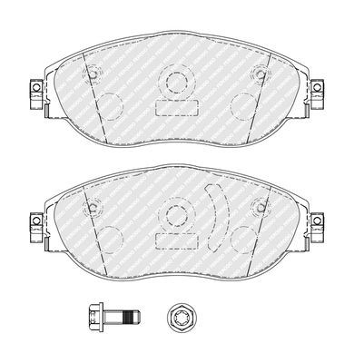 Brake Pad Set, disc brake FDB5380