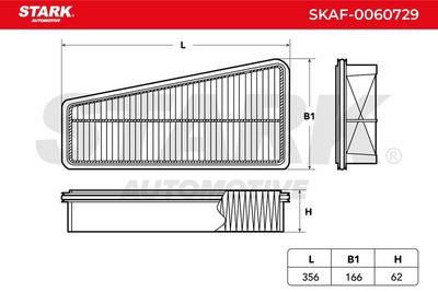 въздушен филтър STARK SKAF-0060729