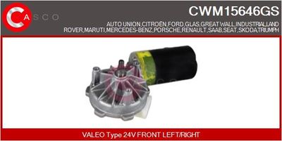 Двигатель стеклоочистителя CASCO CWM15646GS для FORD ESCORT