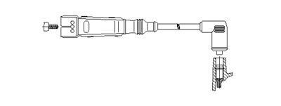 Провод зажигания BREMI 154/75 для AUDI QUATTRO