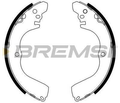 Комплект тормозных колодок BREMSI GF0827 для MITSUBISHI OUTLANDER