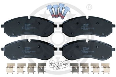 Zestaw klocków hamulcowych, hamulce tarczowe OPTIMAL BP-12902