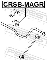 BUCSA BARA STABILIZATOARE FEBEST CRSBMAGR 1