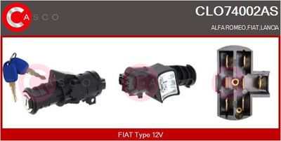 Zámek řízení CASCO CLO74002AS
