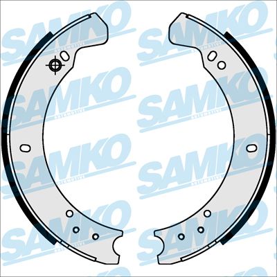 Комплект тормозных колодок SAMKO 86080 для LAND ROVER 88/109
