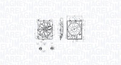 VENTILATOR RADIATOR MAGNETI MARELLI 069422849010