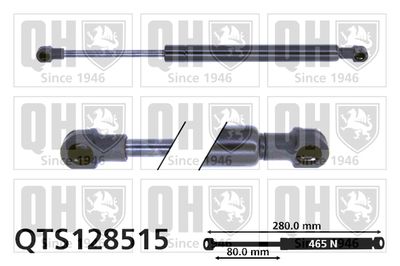 Газовая пружина, крышка багажник QUINTON HAZELL QTS128515 для FORD FOCUS
