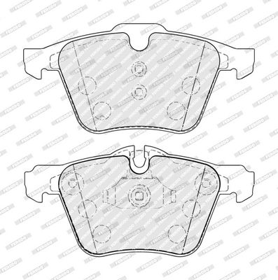 Remblokken set Voor , past: JAGUAR F-TYPE, S-TYPE II, XF I, XF SPORTBRAKE, XJ 2.0-4.2 04.02-