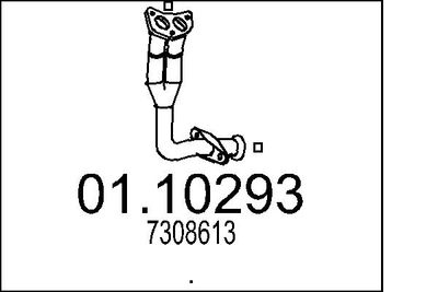 Rura wydechowa MTS 01.10293