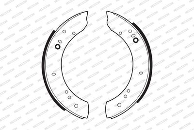 SET SABOTI FRANA FERODO FSB347 1