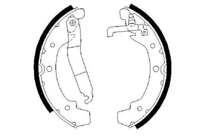 Комплект тормозных колодок BOSCH 0 986 487 193 для VW LT