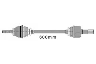 полуоска MAPCO 16307