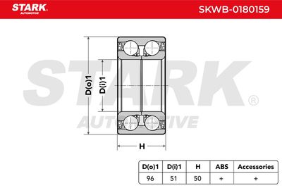 комплект колесен лагер STARK SKWB-0180159