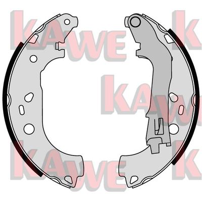 KAWE 08590 Ремкомплект барабанных колодок  для FIAT DOBLO (Фиат Добло)