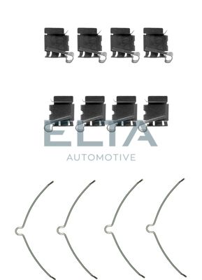 Комплектующие, колодки дискового тормоза ELTA AUTOMOTIVE EA8648 для LEXUS IS