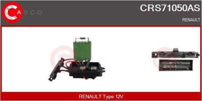 REZISTOR VENTILATOR HABITACLU CASCO CRS71050AS
