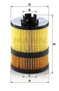 MANN-FILTER HU 9002 z Масляний фільтр для RENAULT (Рено)