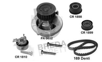 KPA0028D BREDA LORETT Водяной насос + комплект зубчатого ремня