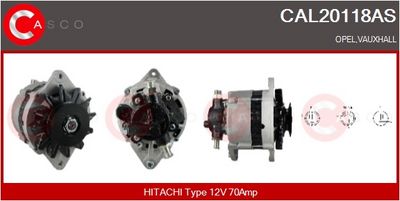 GENERATOR / ALTERNATOR CASCO CAL20118AS