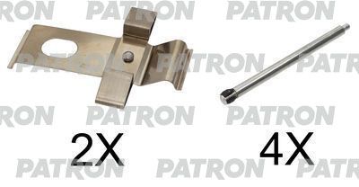 Комплектующие, колодки дискового тормоза PATRON PSRK1096 для BMW 8