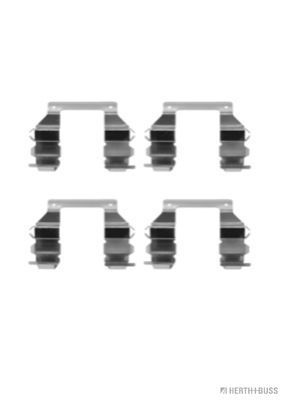 Комплектующие, колодки дискового тормоза HERTH+BUSS JAKOPARTS J3665003 для MITSUBISHI L300