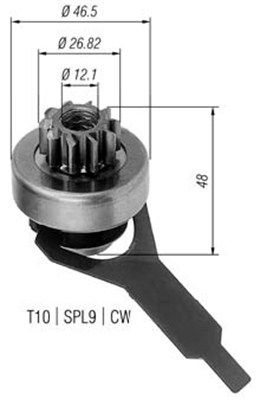 MAGNETI MARELLI Krumpliaratis, starteris