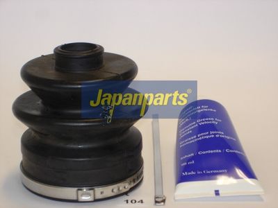 JAPANPARTS Gofruotoji membrana, kardaninis velenas