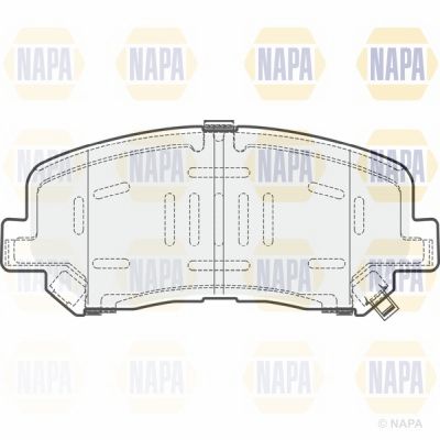 Brake Pad Set NAPA NBP1103