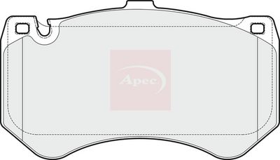 APEC Brake Pad Set, disc brake PAD1820