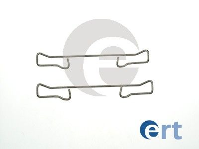 Комплектующие, колодки дискового тормоза ERT 420010 для RENAULT GRAND SCENIC